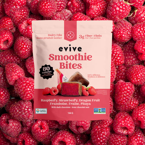 12 Smoothie Bites Raspberry, Strawberry, Dragon Fruit - Promo